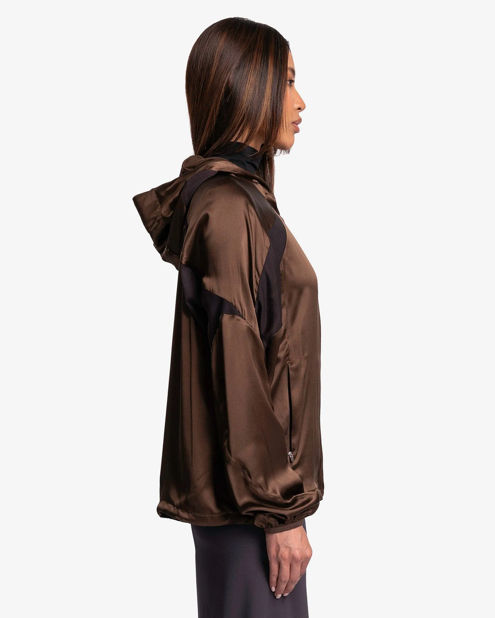 POST ARCHIVE FACTION (P.A.F) Women's 5.0+ Technical Jacket Right in Silk Brown