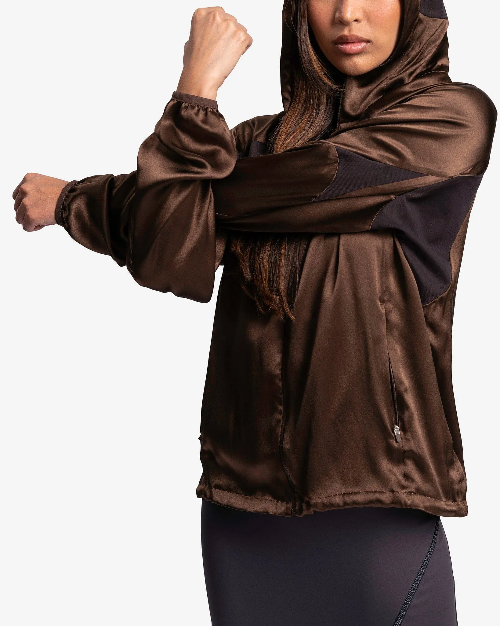 POST ARCHIVE FACTION (P.A.F) Women's 5.0+ Technical Jacket Right in Silk Brown