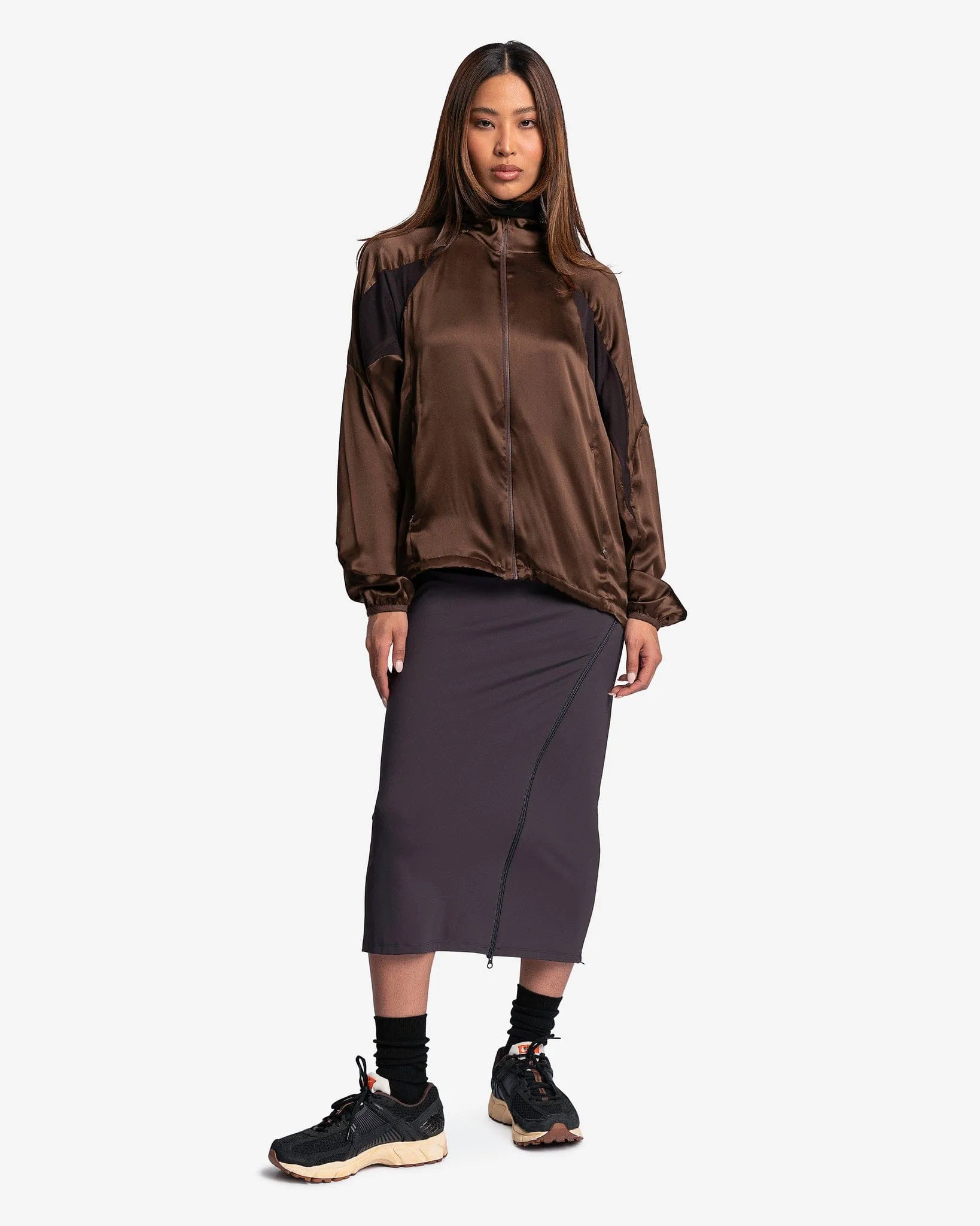 POST ARCHIVE FACTION (P.A.F) Women's 5.0+ Technical Jacket Right in Silk Brown