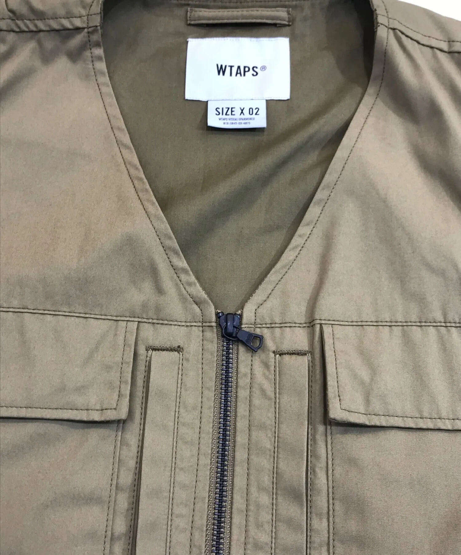 [Pre-owned] WTAPS COPO. WEATHER VEST 221wvdt-jkm01