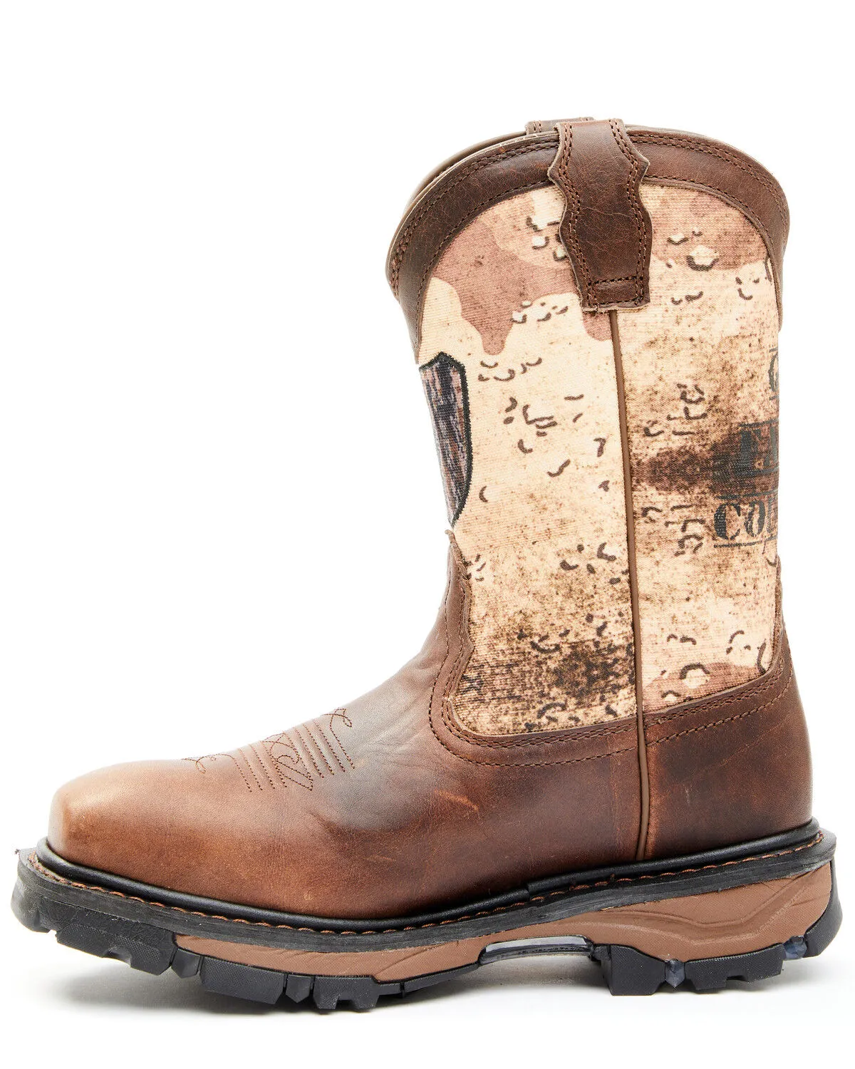 Product Name:  Cody James Men's Camo Flag Decimator Work Boot - Composite Toe