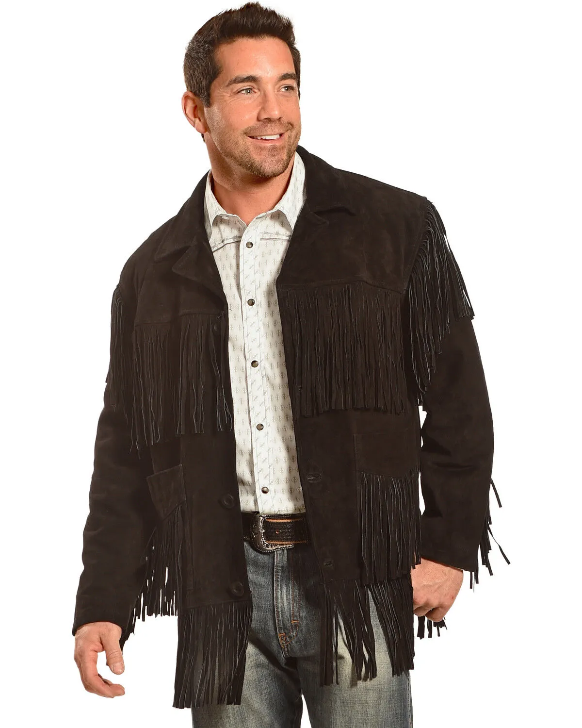 Product Name:  Liberty Wear Men's Suede Fringe Western Jacket