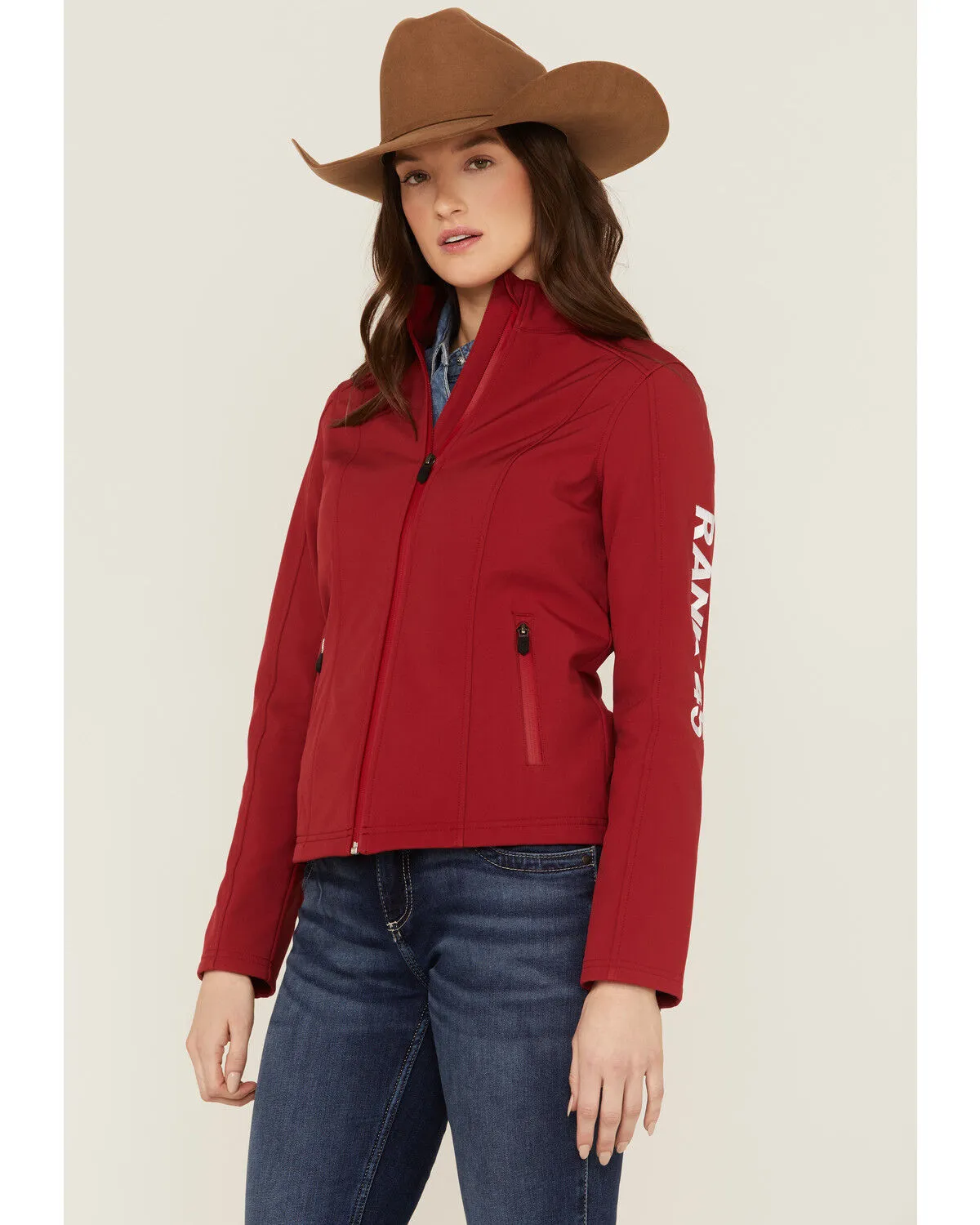 Product Name:  RANK 45® Women's Soft Shell Logo Riding Jacket