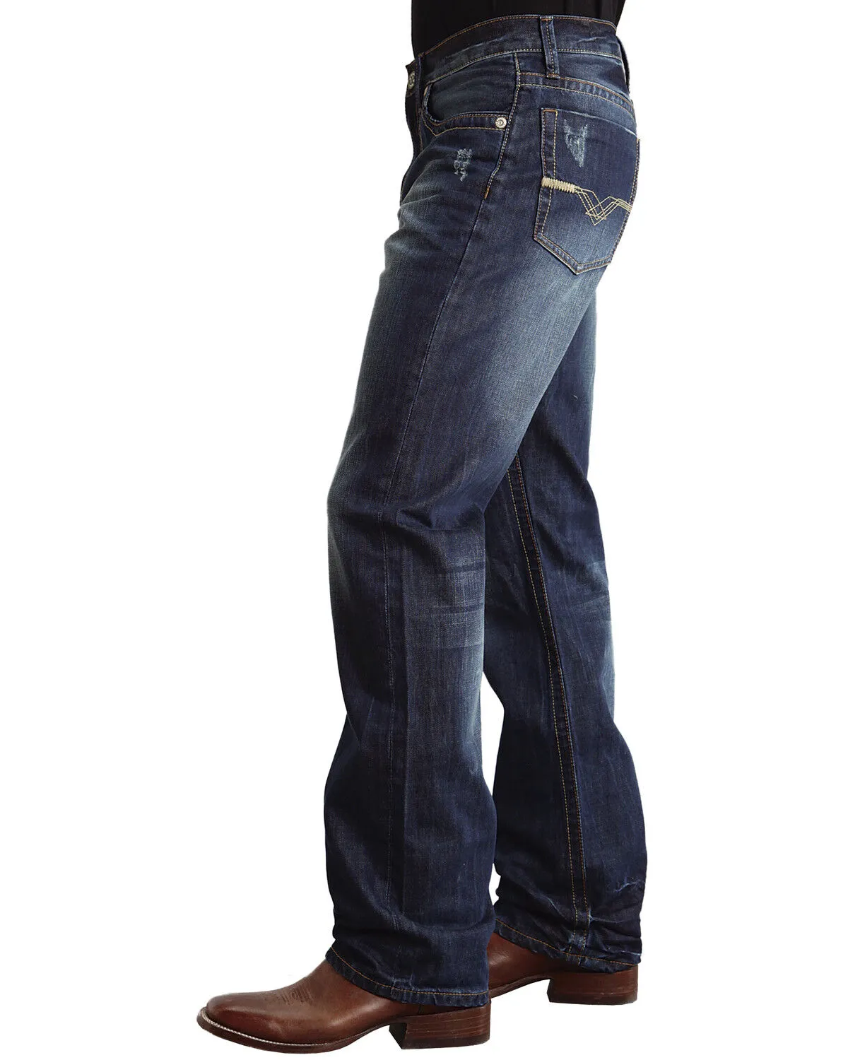 Product Name:  Stetson Modern Fit "V" Stitched Jeans - Big & Tall