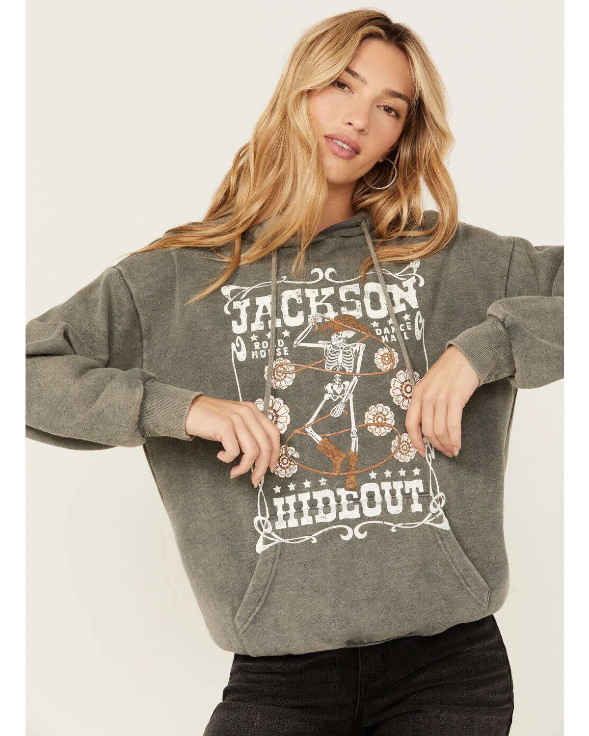 Product Name:  Youth in Revolt Women's Jackson Skeleton Graphic Hoodie