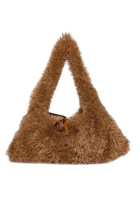 Proenza Schouler - Tan Faux Shearling Shoulder Bag