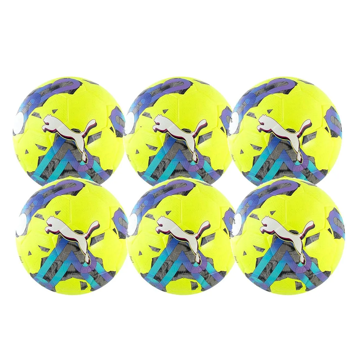 Puma Orbita 3 FIFA Quality NFHS Soccer Ball - Yellow | 08401502 - 6 Packs