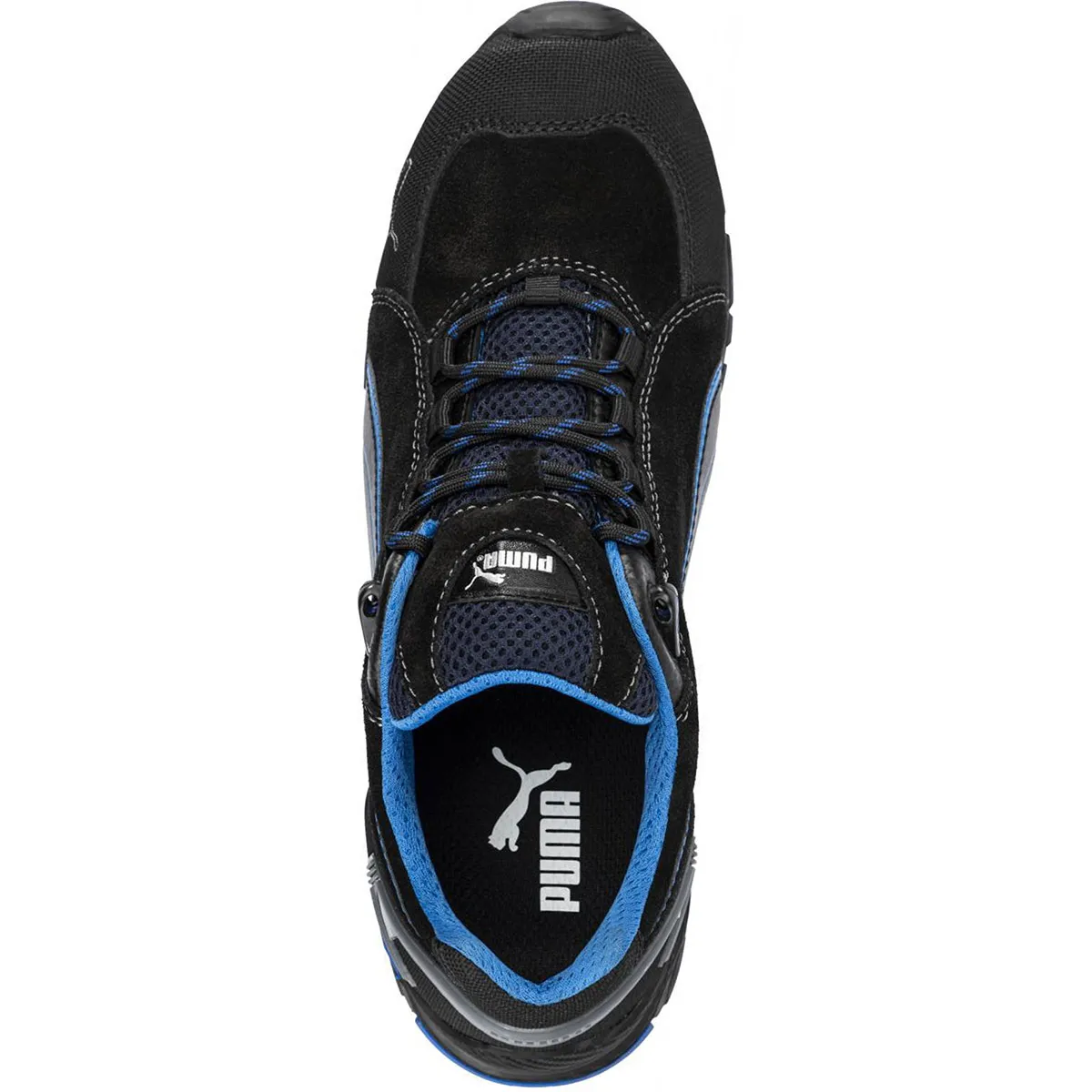 Puma Rio Men’s Black/Blue S3 Safety Trainers 12