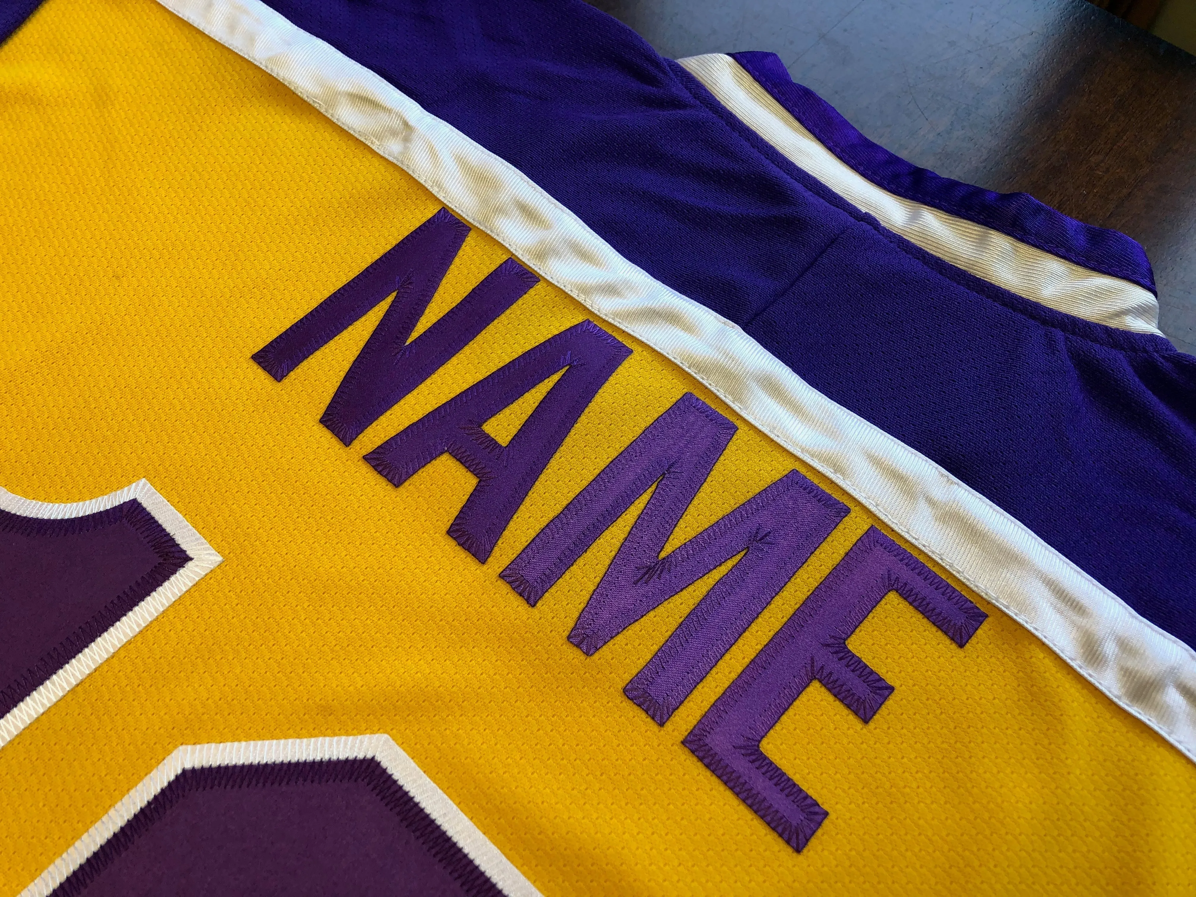 Purple Hockey Jerseys with the Thrashers Twill Logo