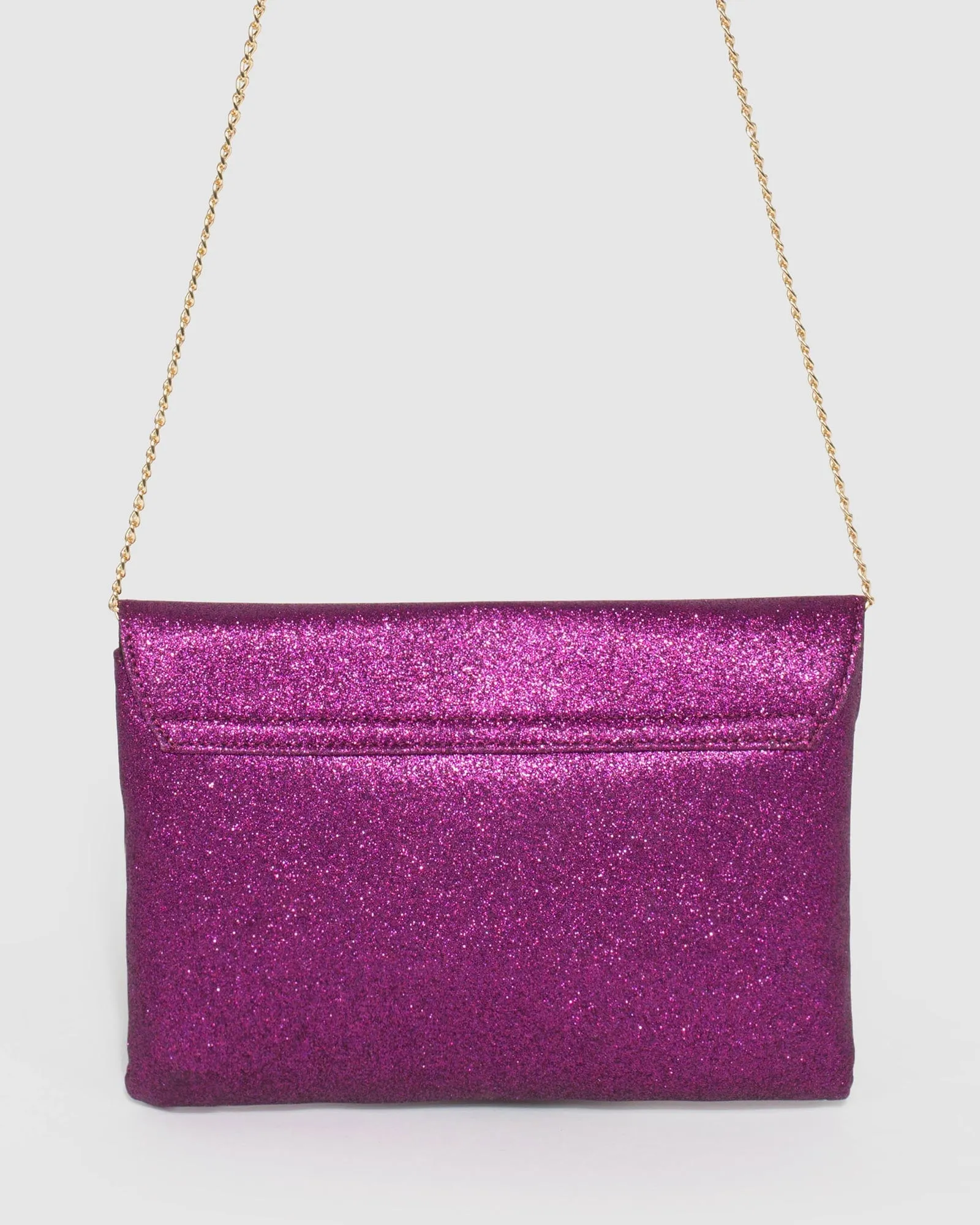 Purple Samantha Clutch Bag