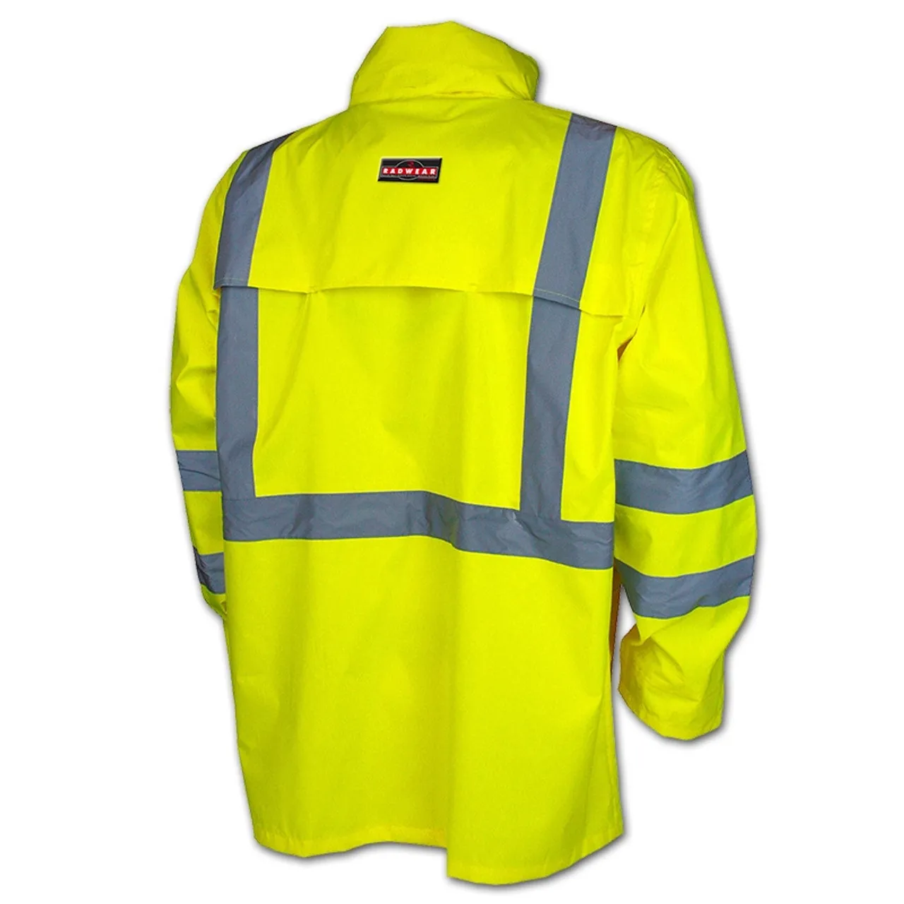 Radians Class 3 Hi Vis Green Lightweight Rain Jacket RW10-3S1Y