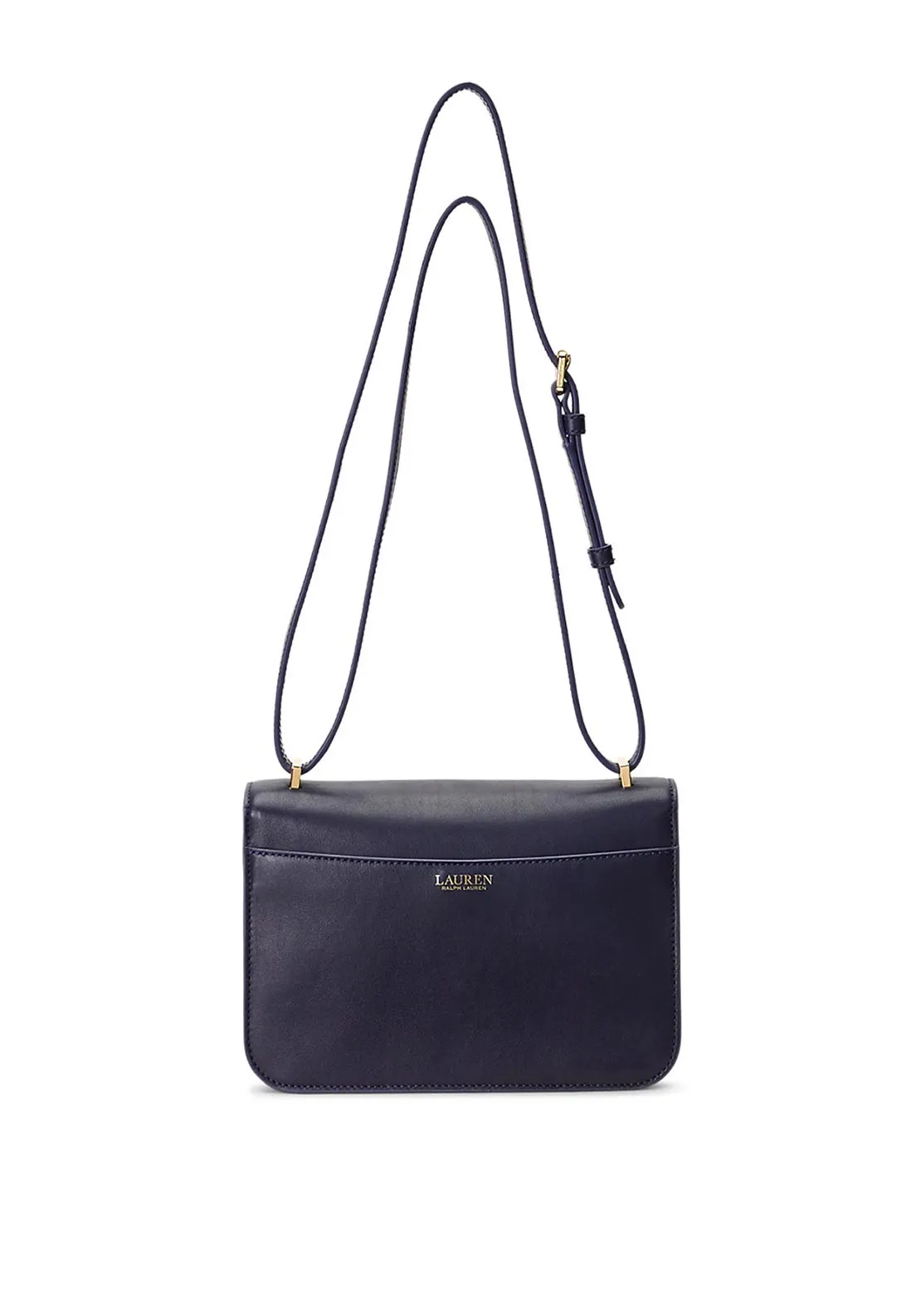 Ralph Lauren Sophee Leather Crossbody Bag, Refined Navy