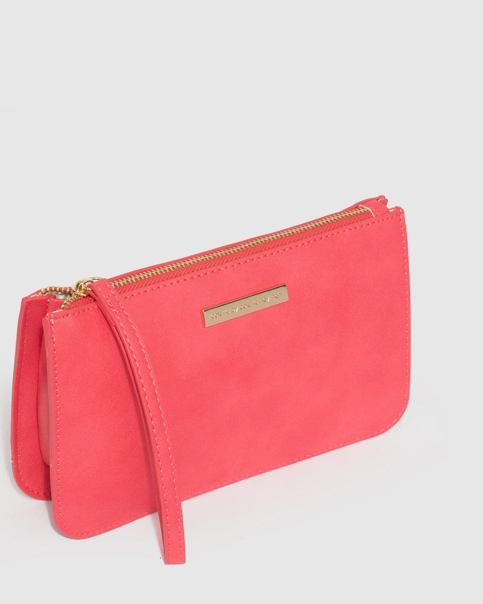 Red Willow Wristlet Clutch Bag