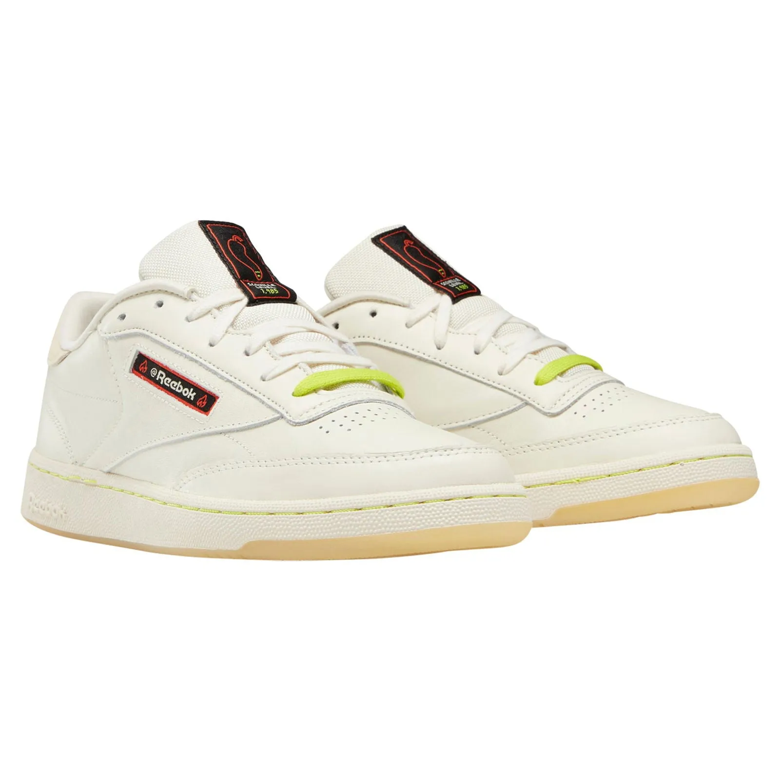 Reebok Classics Club C 85 x Hot Ones 'Scoville Levels' Trainers - White