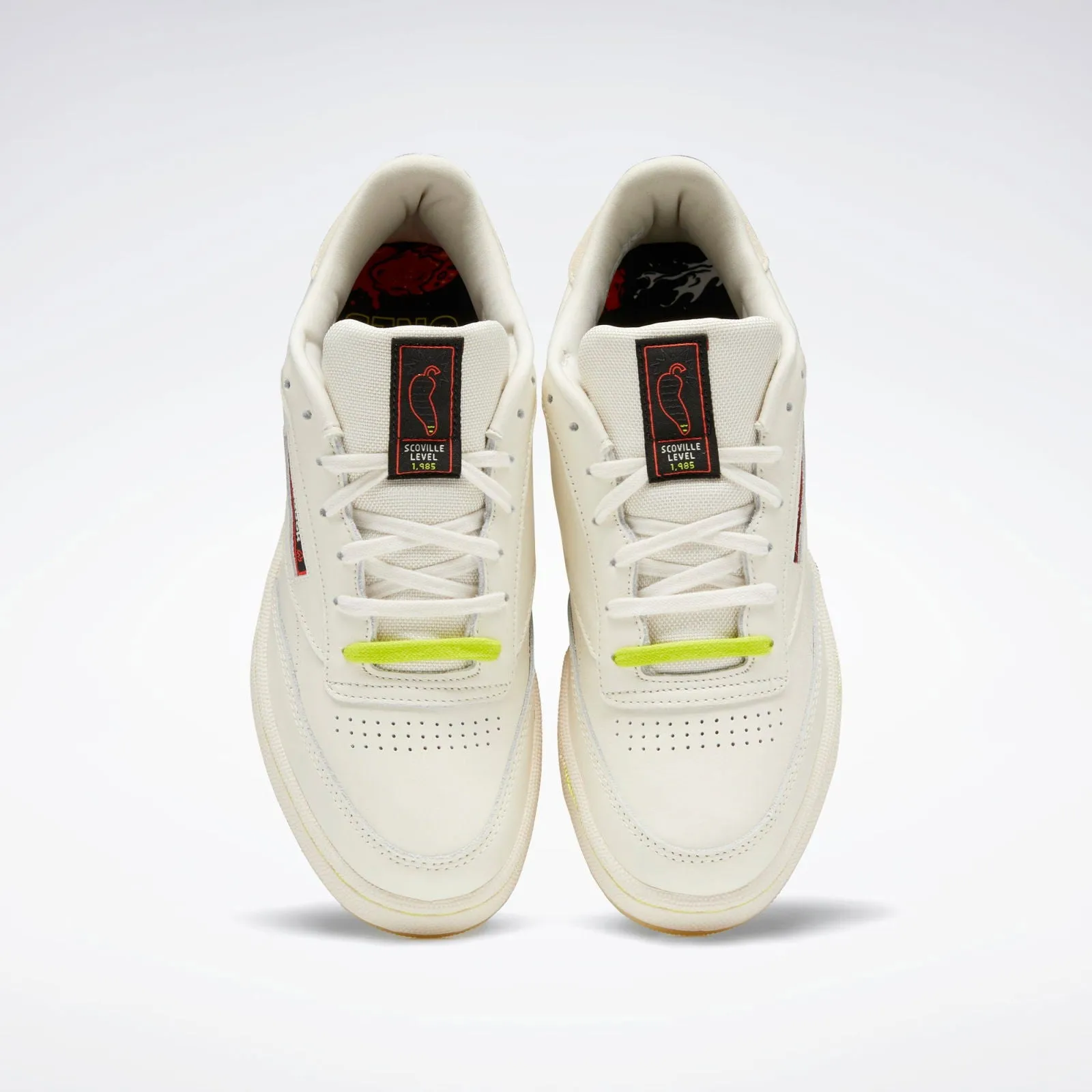 Reebok Classics Club C 85 x Hot Ones 'Scoville Levels' Trainers - White