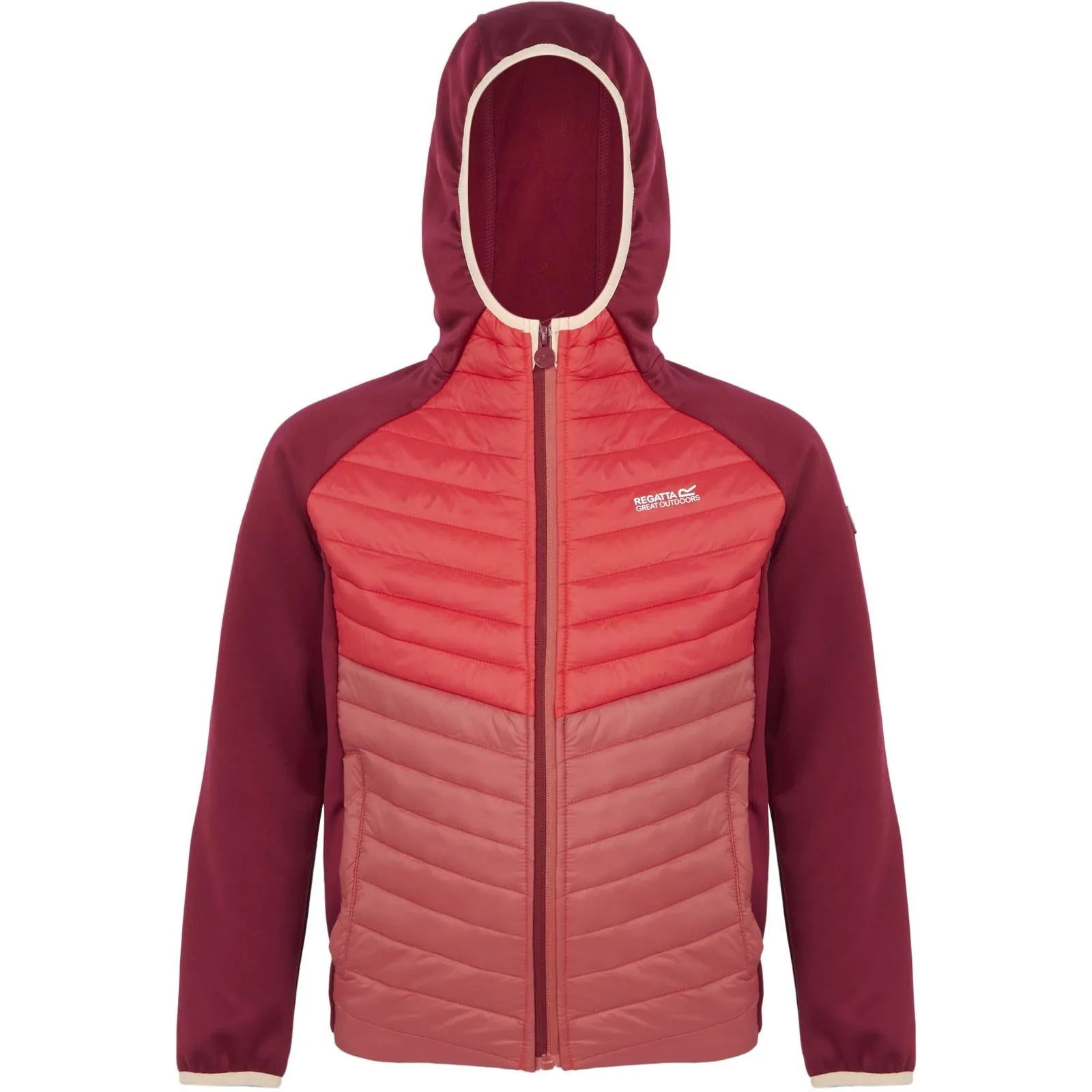 Regatta Kids Kielder Hybrid VIII Jacket - Rumba Red/Red Sky - 11-12YRS