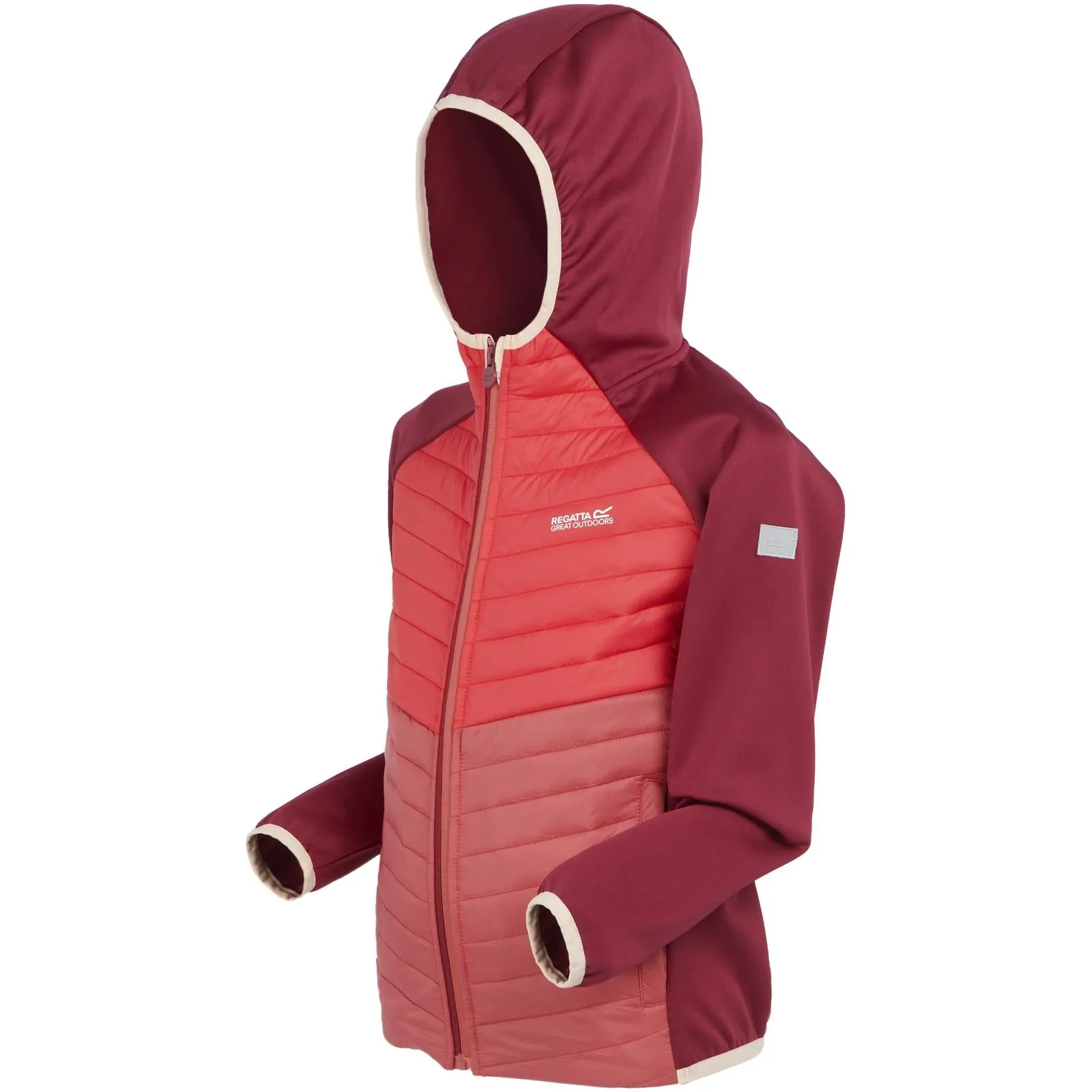 Regatta Kids Kielder Hybrid VIII Jacket - Rumba Red/Red Sky - 11-12YRS