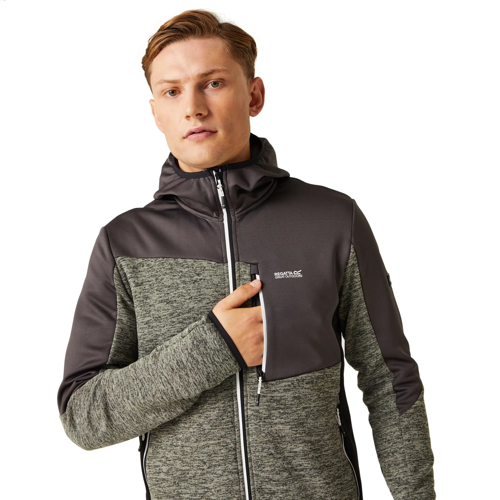 Regatta Mens Cadford VI Hooded Full Zip Fleece Jacket