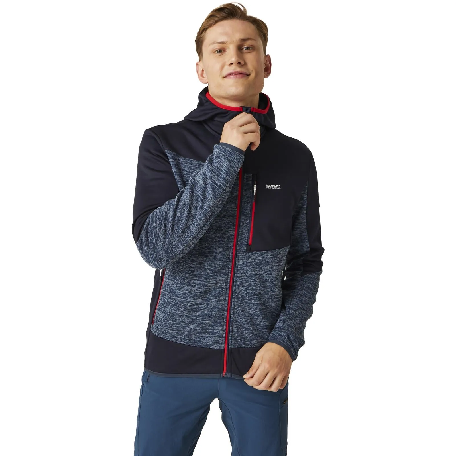 Regatta Mens Cadford VI Hooded Full Zip Fleece Jacket