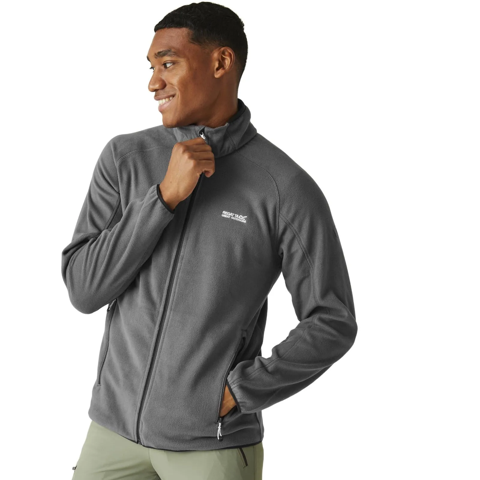 Regatta Mens Hadfield Full Zip Fleece Jacket