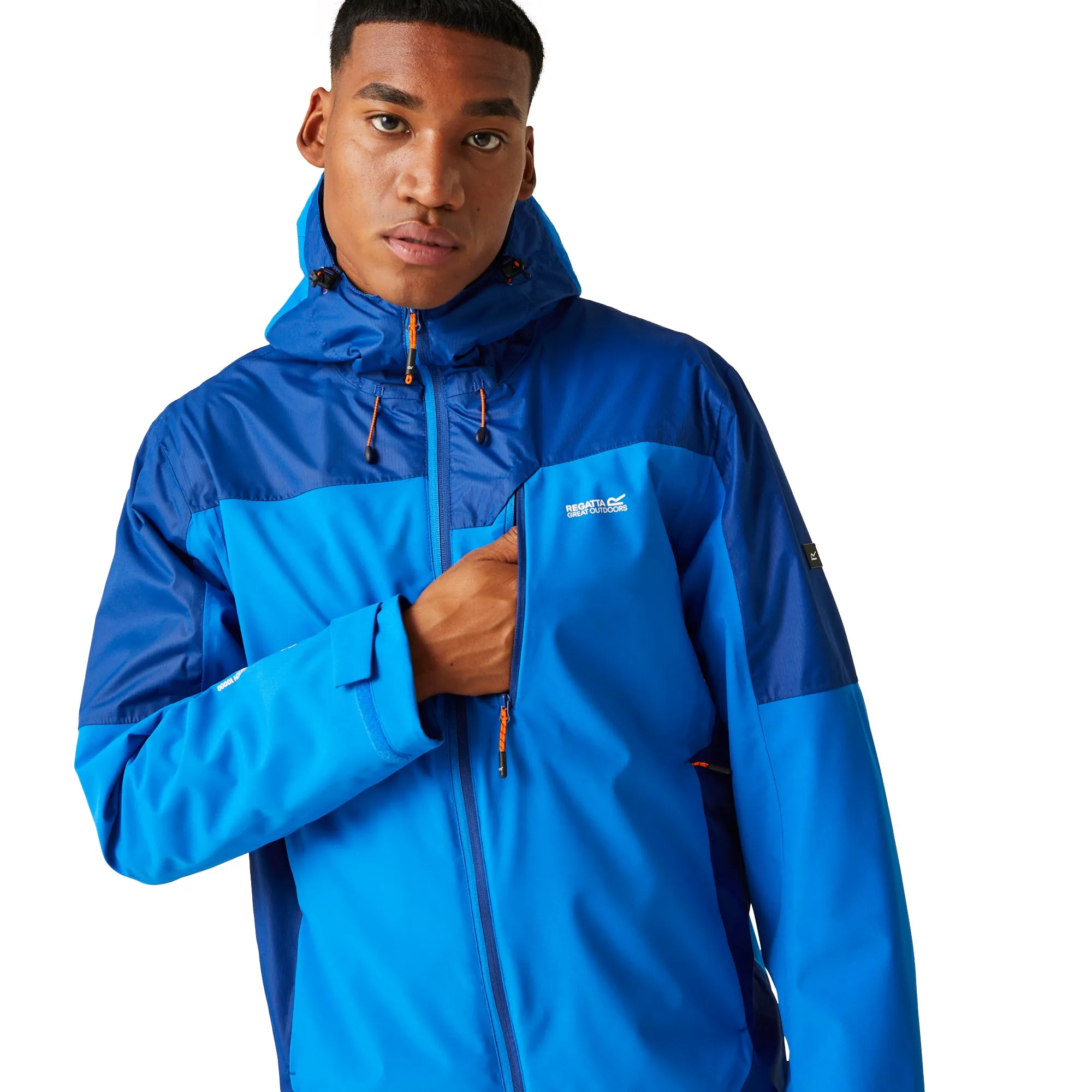 Regatta Mens Highton Stretch III Waterproof Hooded Walking Jacket