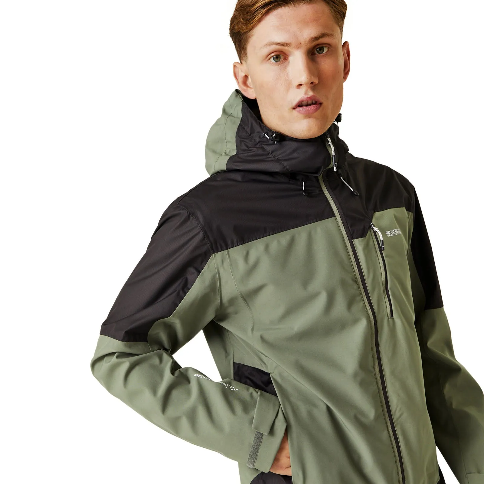 Regatta Mens Highton Stretch III Waterproof Hooded Walking Jacket