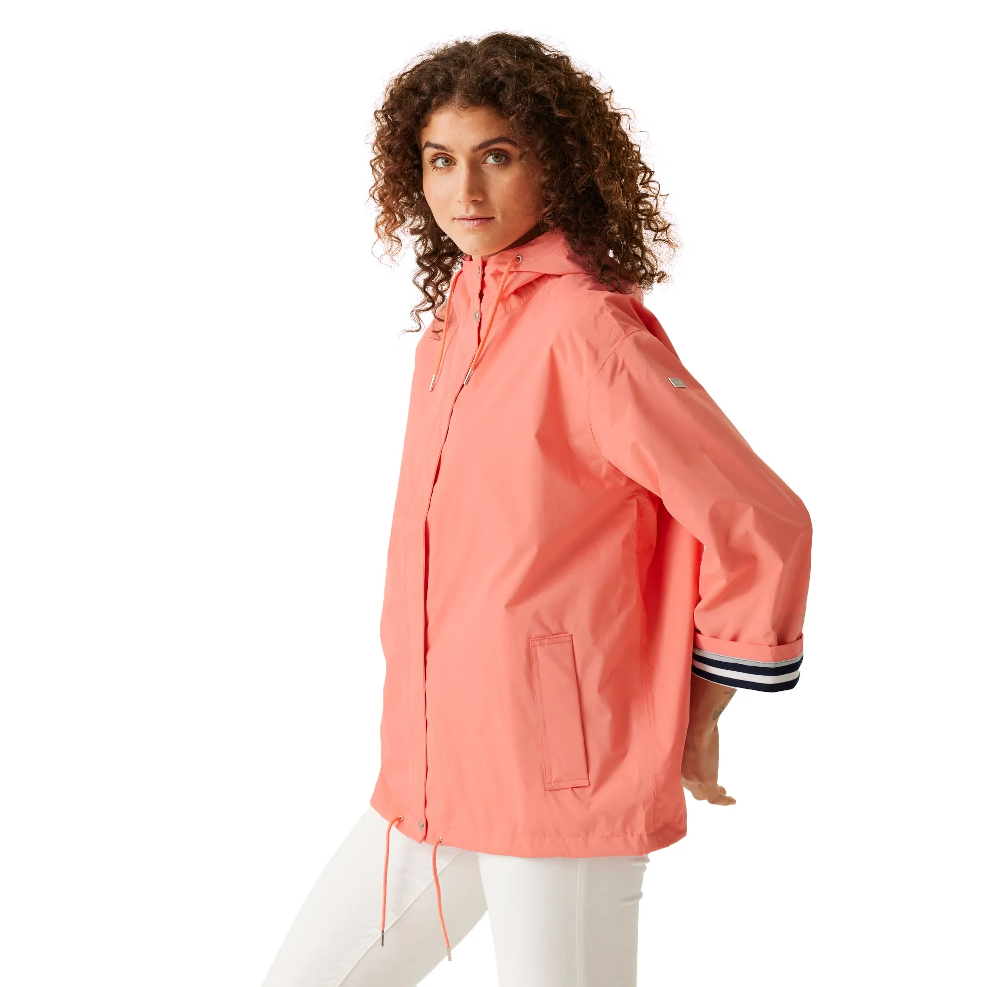 Regatta Womens Sarika Giovanna Fletcher Hooded Waterproof Jacket