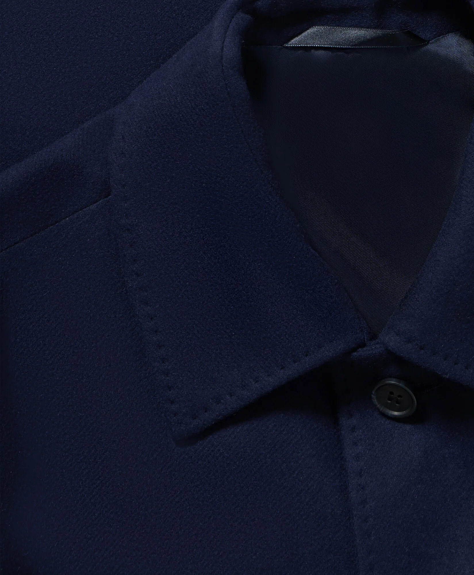 Regular Fit Wool Blend Shirt Jacket in Navy for Men | Brooks Brothers® UK