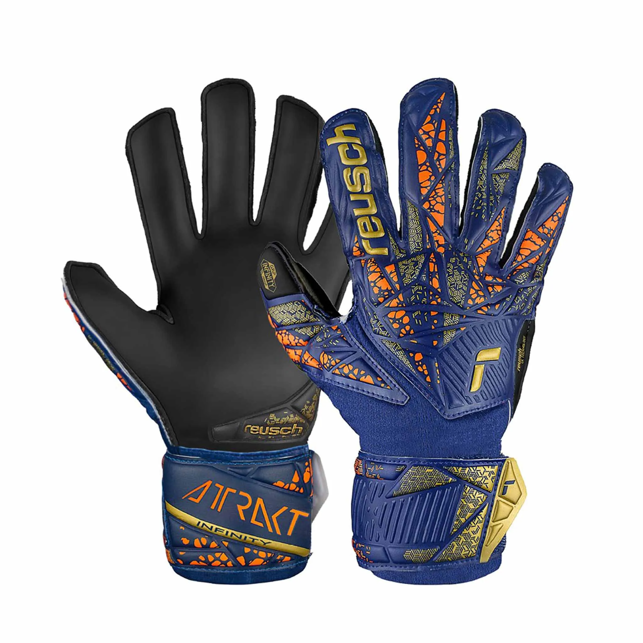 Reusch Attrakt Freegel Infinity Finger Support Junior gants de gardien de soccer