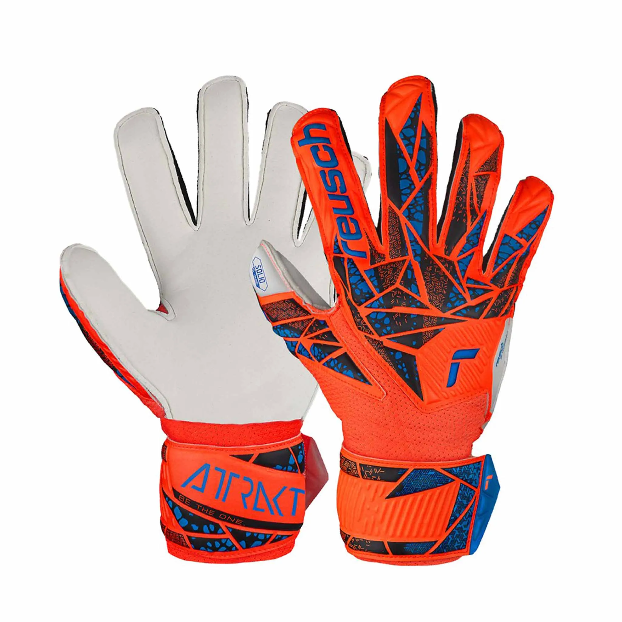 Reusch Attrakt Solid Finger Support junior gants de gardien de soccer