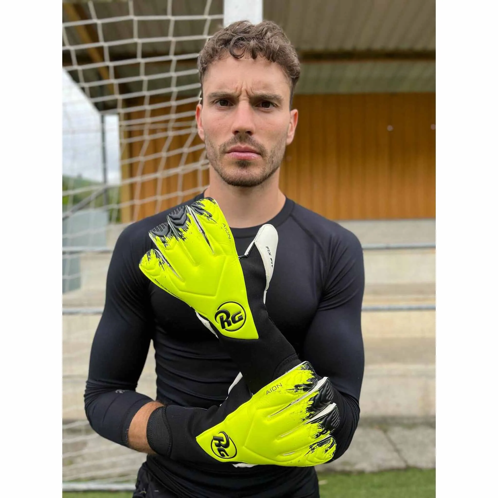 RG Goalkeeper gloves Aion gants de gardien de but de soccer