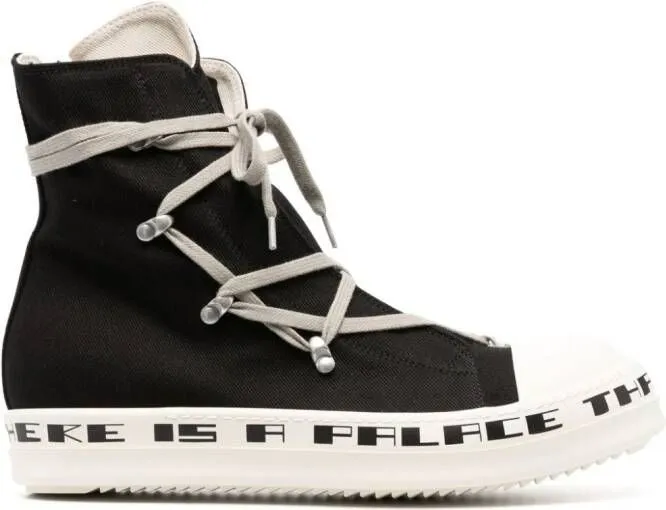 Rick Owens DRKSHDW Hexa logo-sole sneakers Black