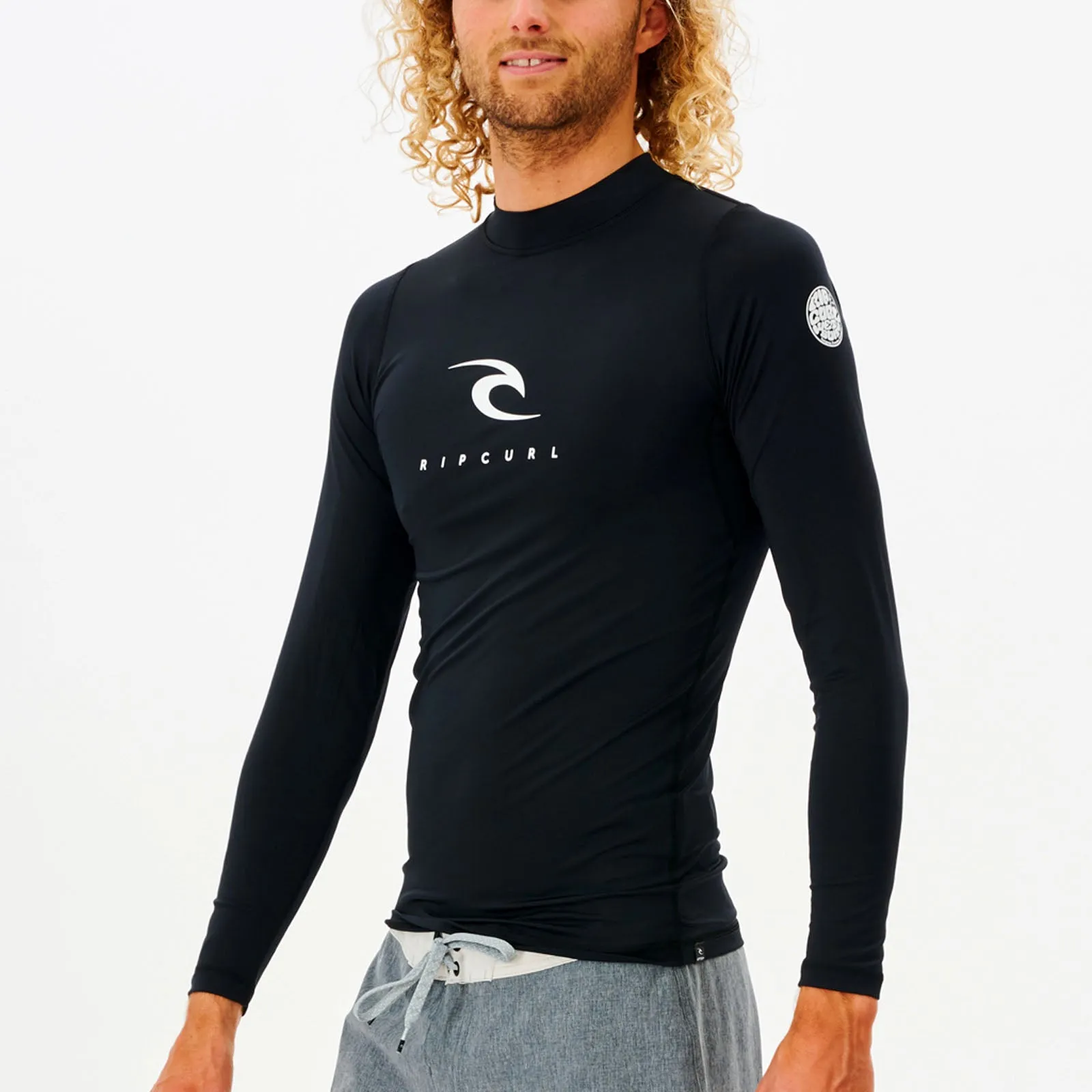 Rip Curl Mens Corps Long Sleeve Rash Vest T-Shirt