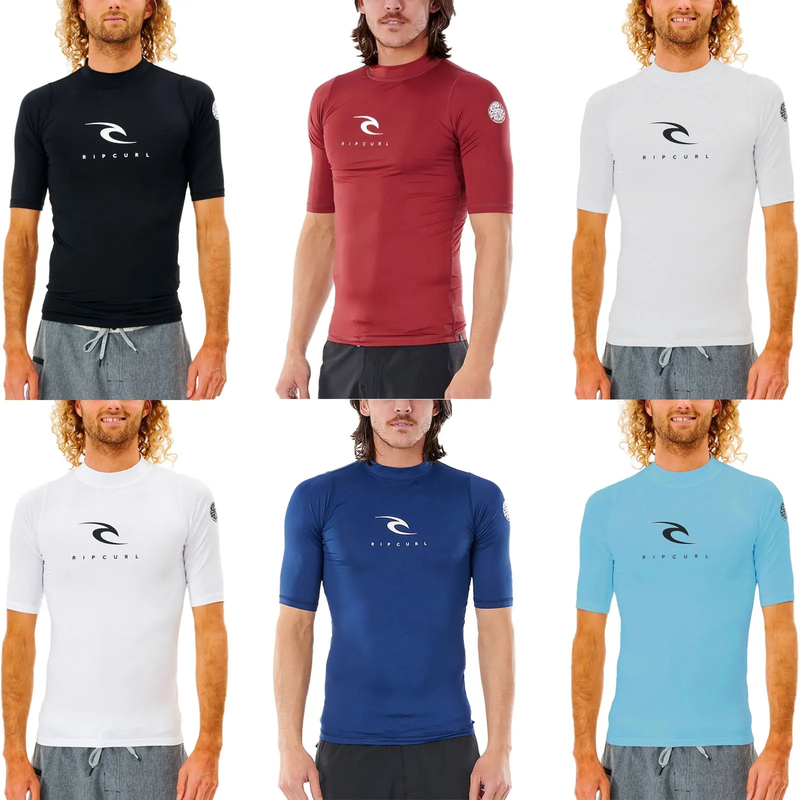 Rip Curl Mens Corps Short Sleeve T-Shirt Rash Vest