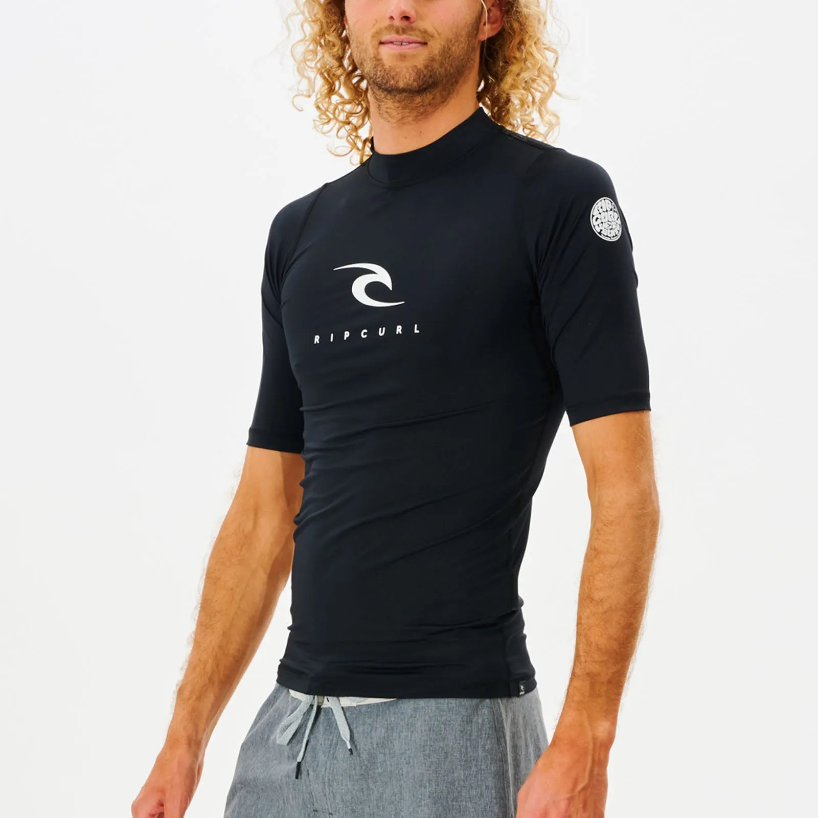 Rip Curl Mens Corps Short Sleeve T-Shirt Rash Vest