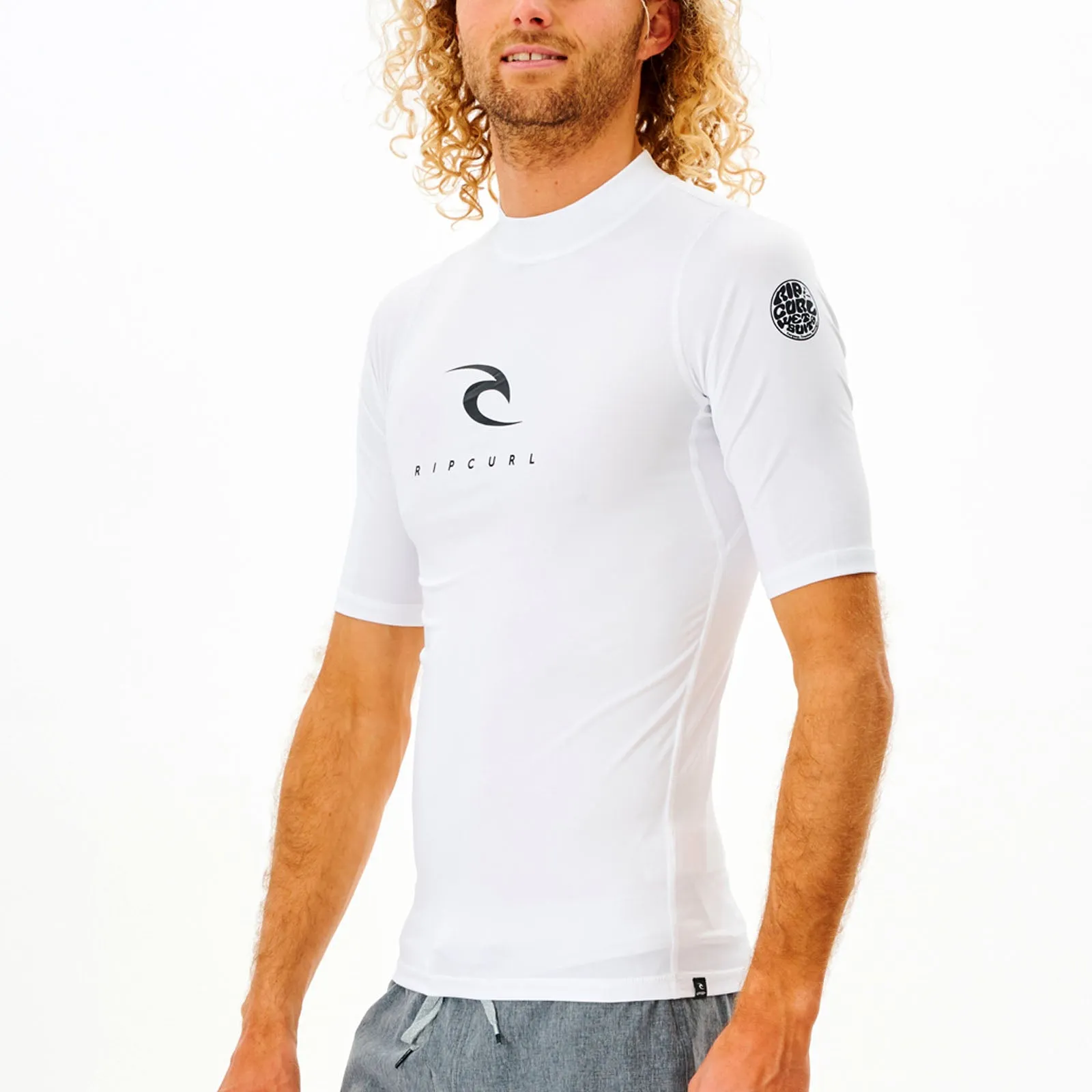 Rip Curl Mens Corps Short Sleeve T-Shirt Rash Vest