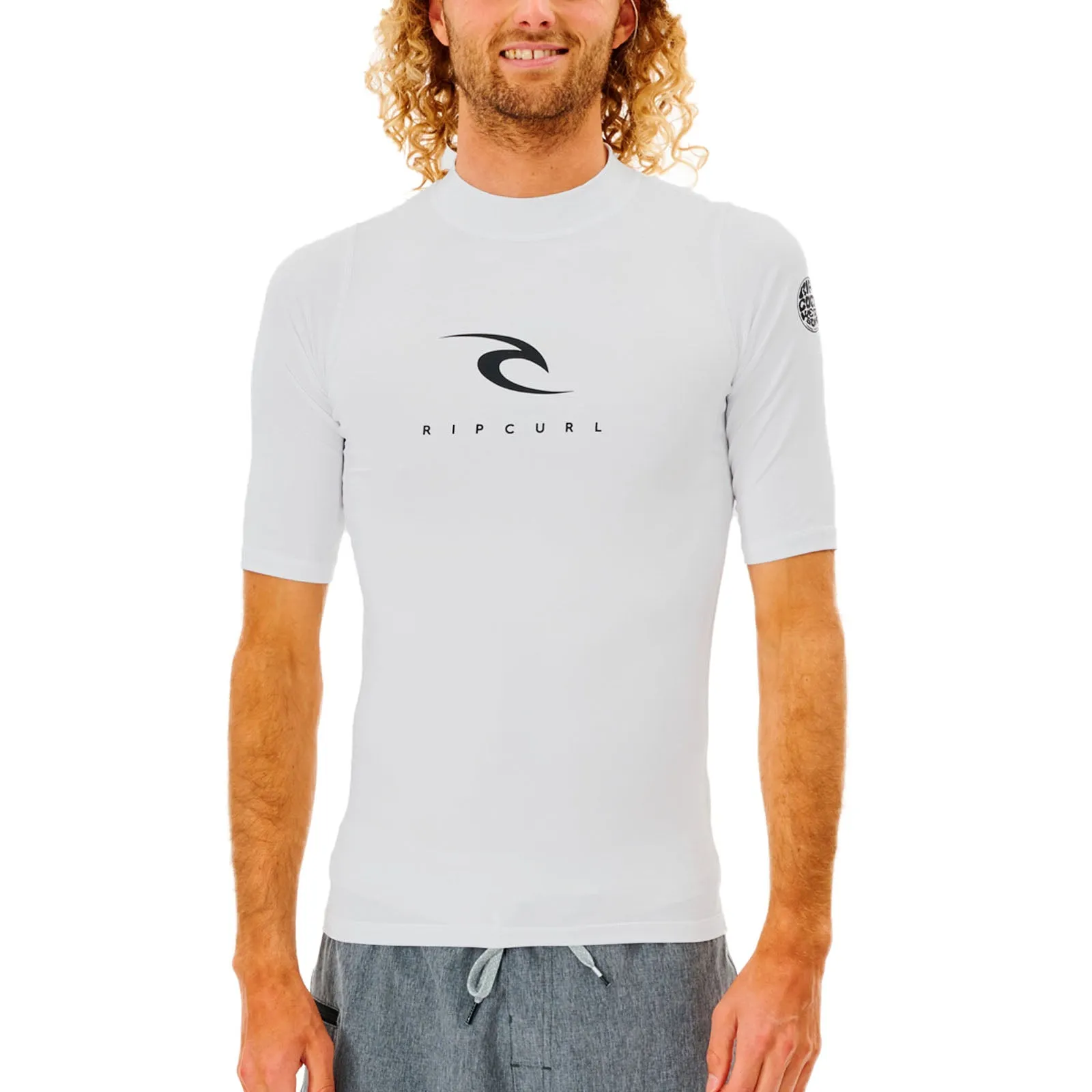 Rip Curl Mens Corps Short Sleeve T-Shirt Rash Vest