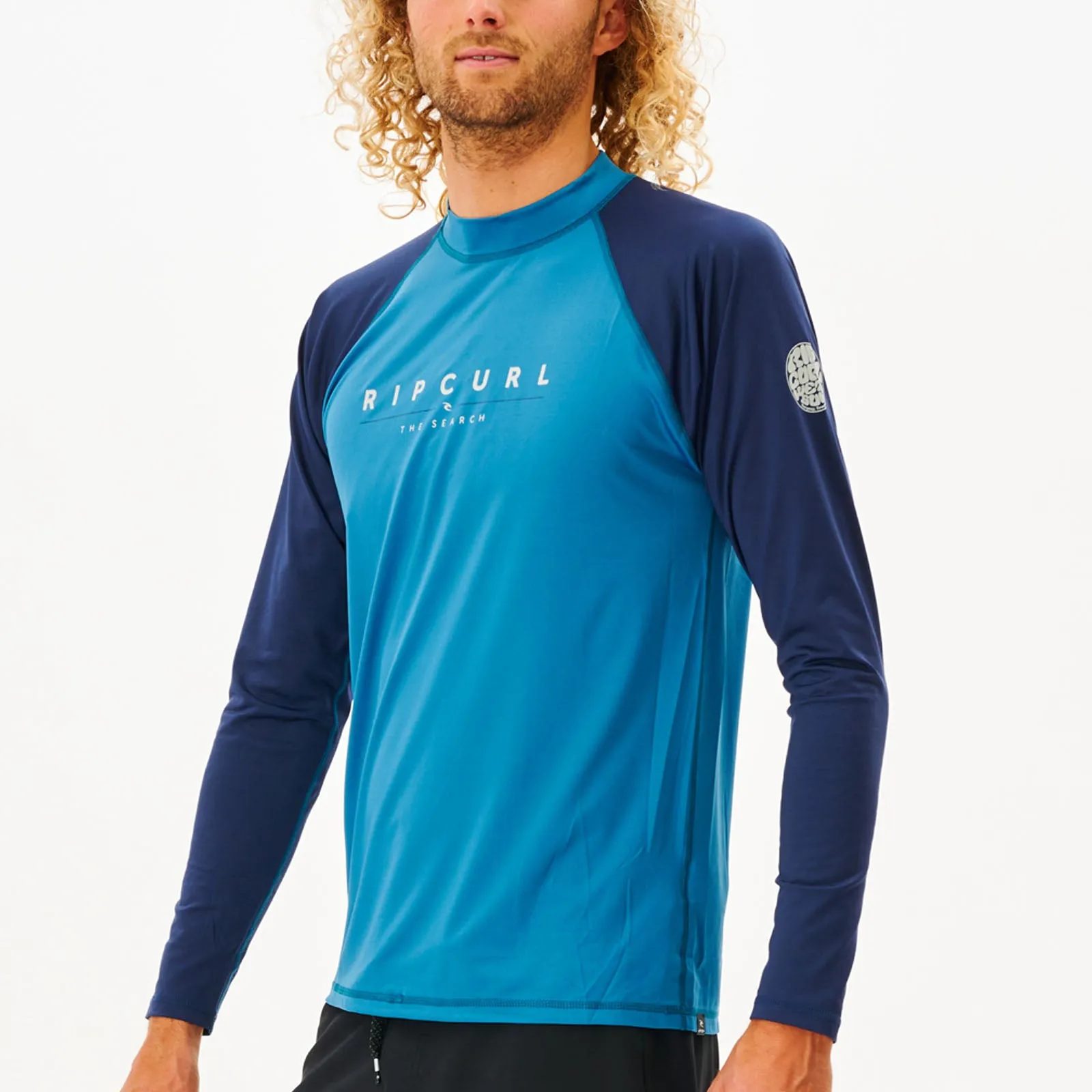 Rip Curl Mens Shockwaves Long Sleeve Rash Vest