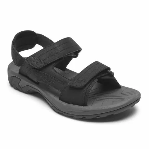 Rockport Mens Byron Quarter Strap Sandals - Black