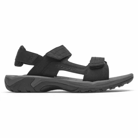 Rockport Mens Byron Quarter Strap Sandals - Black