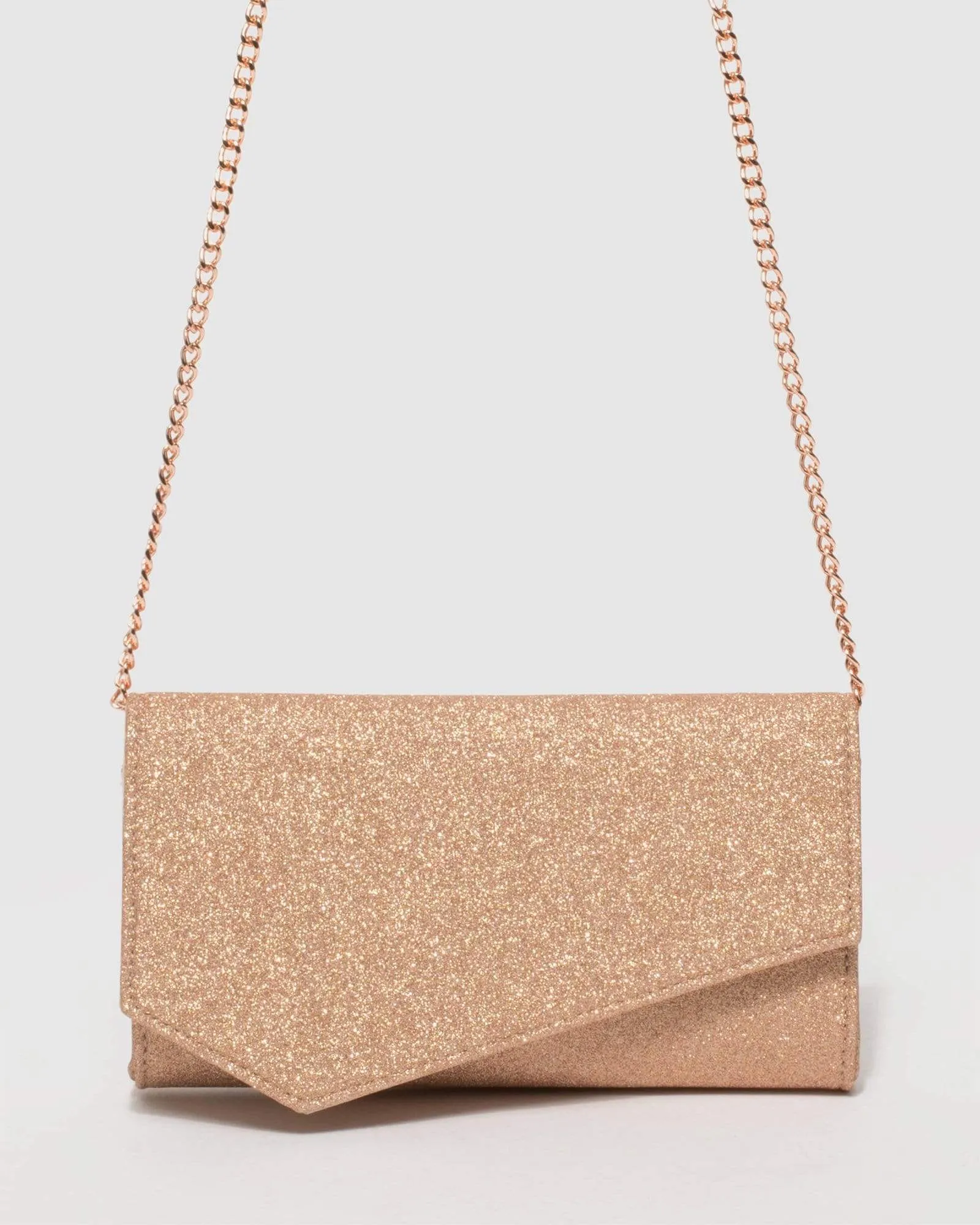 Rose Gold Jordan Clutch Bag