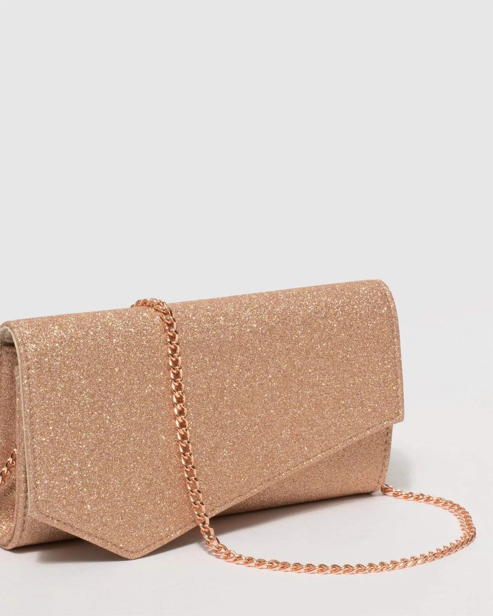 Rose Gold Jordan Clutch Bag