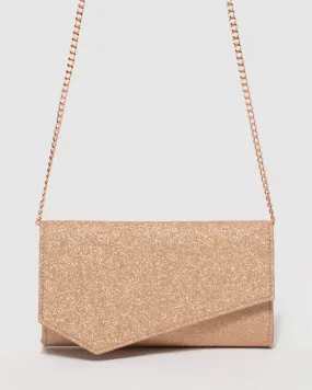 Rose Gold Jordan Clutch Bag