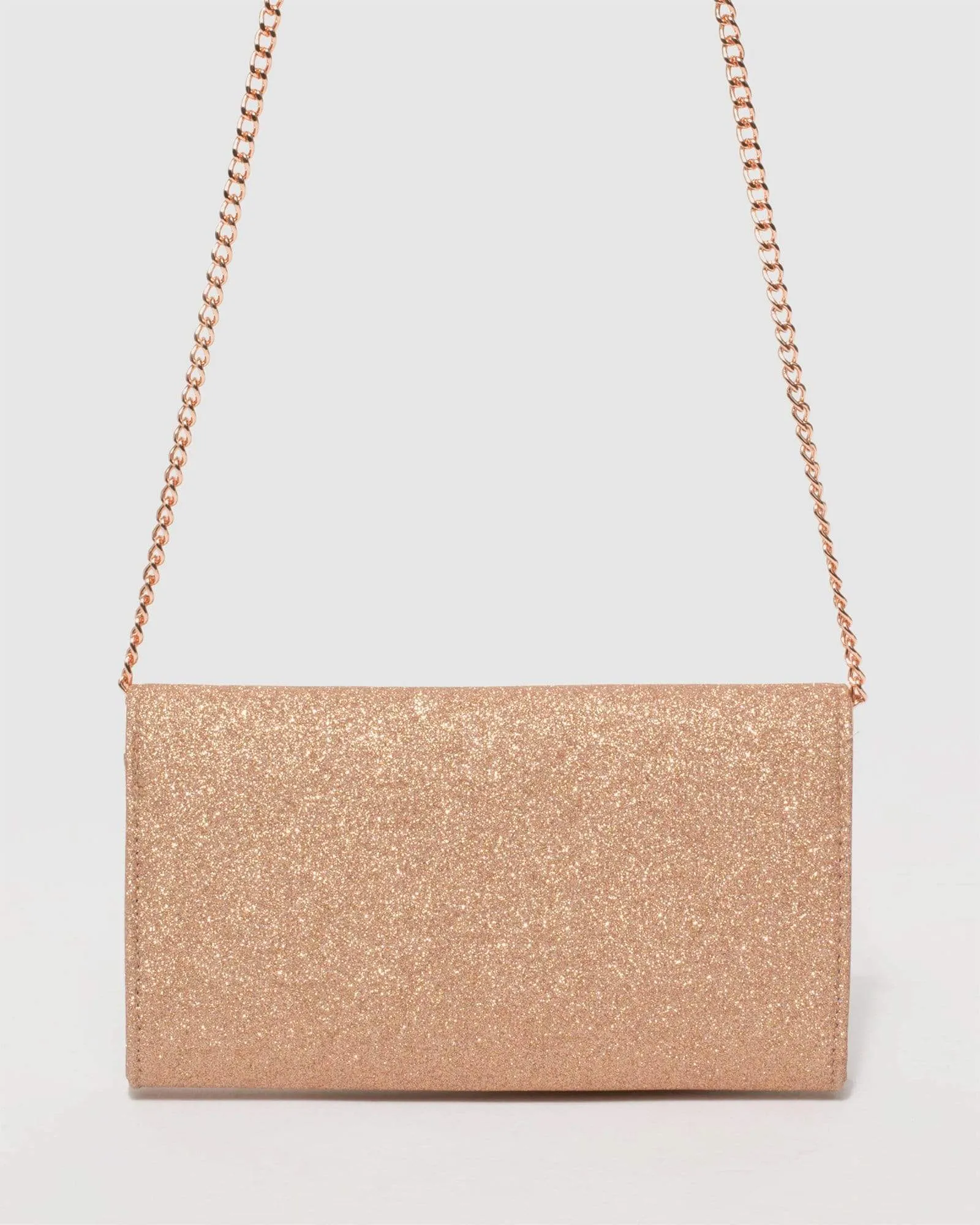 Rose Gold Jordan Clutch Bag