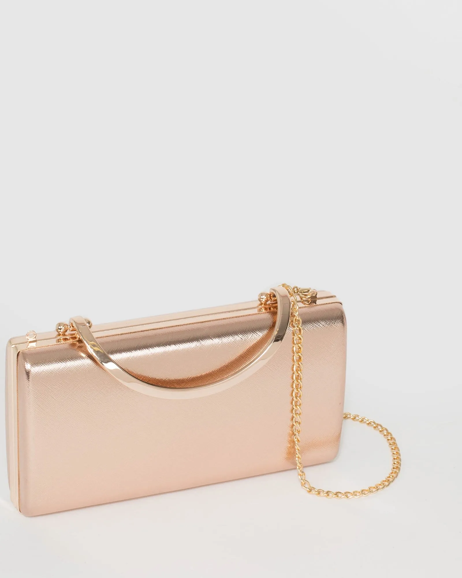 Rose Gold Lilah Clutch Bag