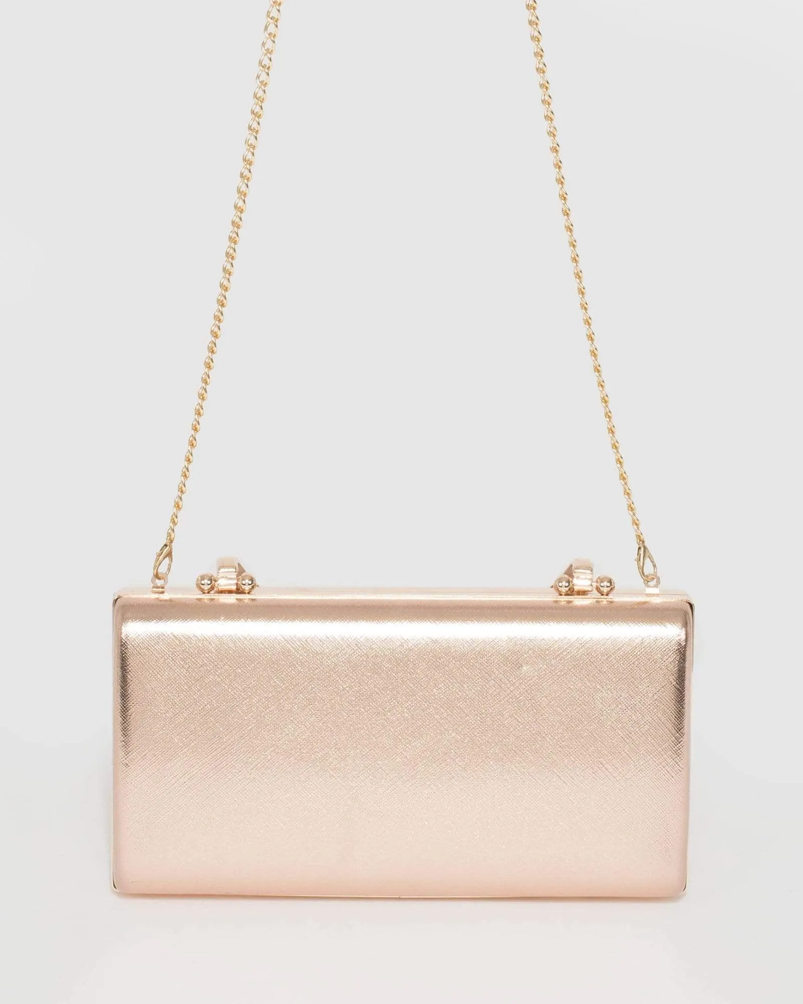 Rose Gold Lilah Clutch Bag