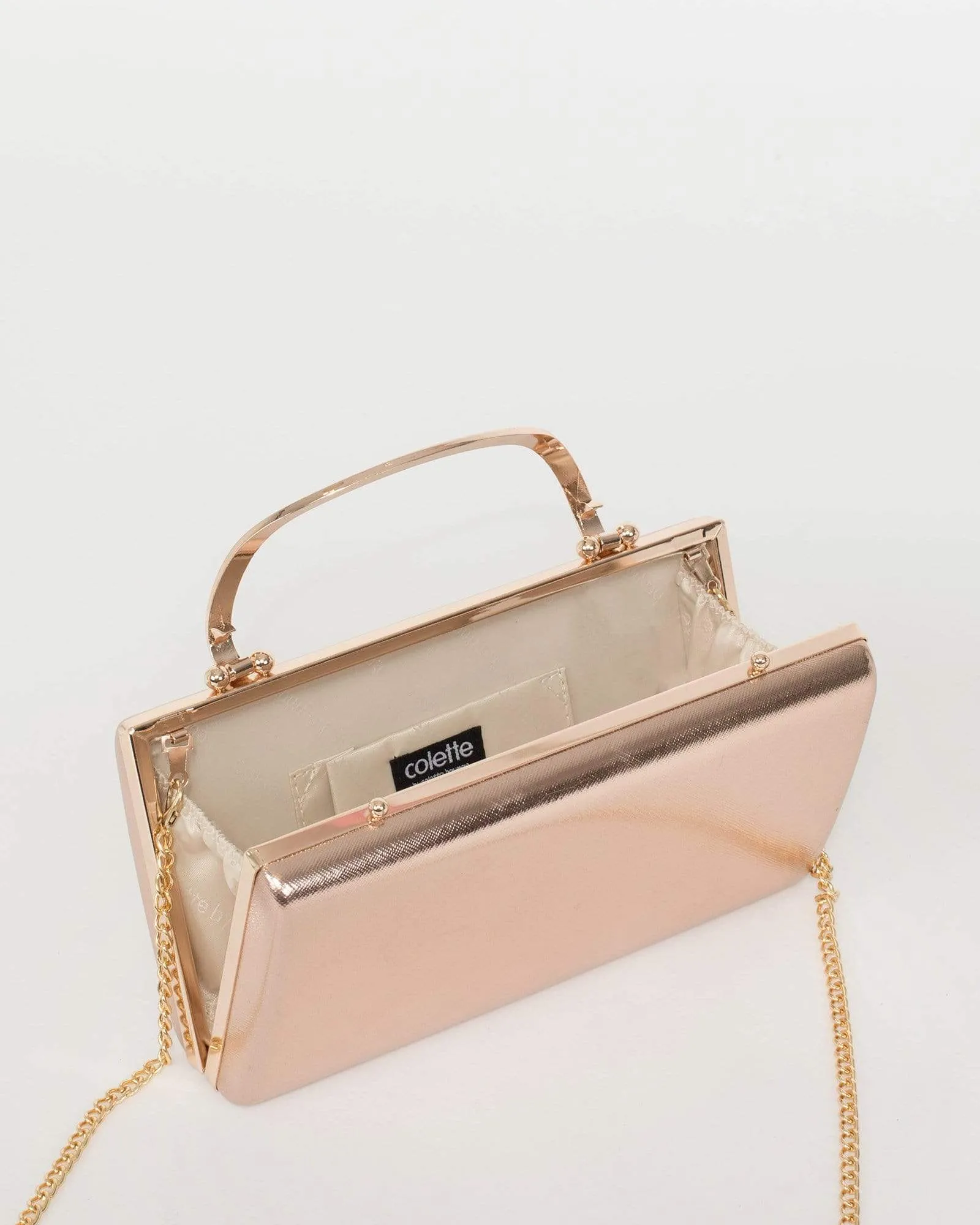 Rose Gold Lilah Clutch Bag