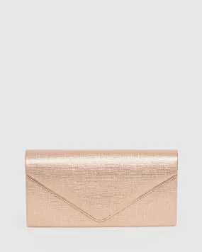 Rose Gold Sammie Clutch Bag