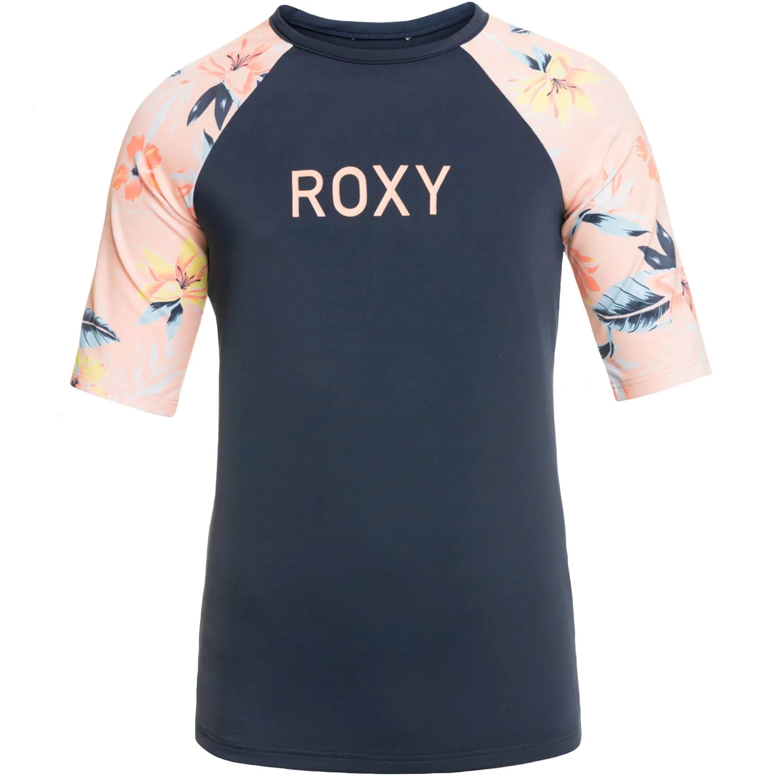 Roxy Kids Printed Floral 3/4 Sleeve UPF 50 Rash Vest