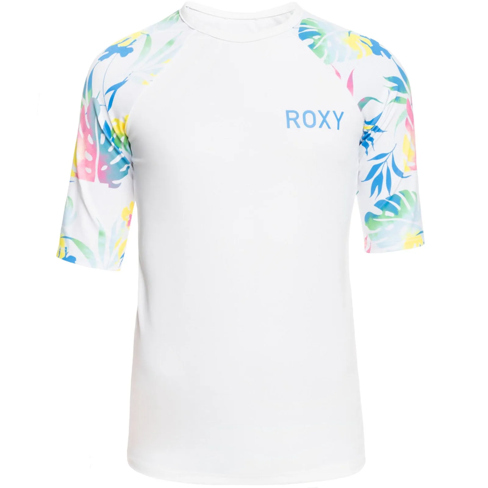 Roxy Kids Printed Floral 3/4 Sleeve UPF 50 Rash Vest